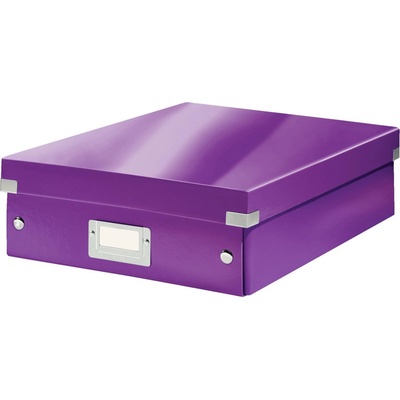 Leitz Box Click & Store WOW - M, purpurový