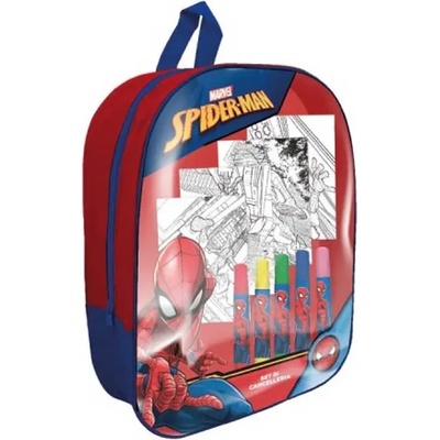 MC Toys Детска раничка с комплект за оцветяване Спайдърмен - MC Toys