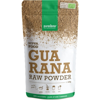 Purasana Гуарана на прах bio - 100 г