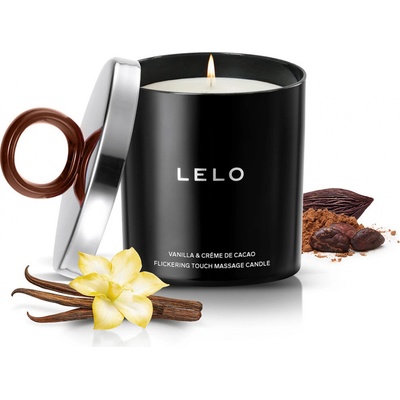 Lelo masážní svíčka vanilka/kakaový krém 150 ml