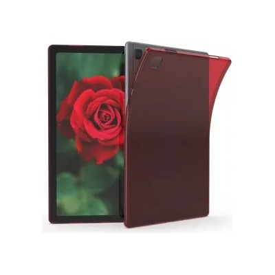 kwmobile Прозрачен калъф за Samsung Galaxy Tab A7 10.4 (2020) - червен