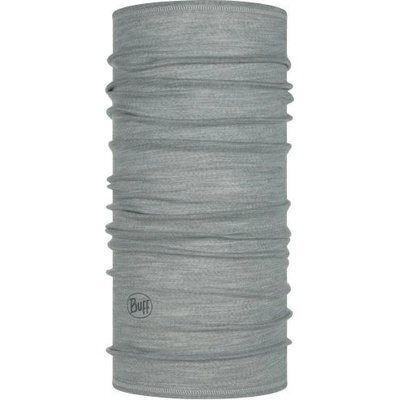Buff merino wool lightweight solid light grey