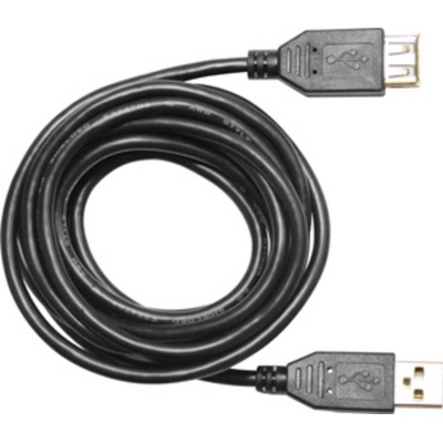 Eltako 30000020 USB, USB-A zásuvka, USB-A zástrčka, 2m, černý