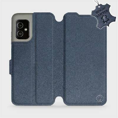 Mobiwear Flip Asus Zenfone 8 Modré L_NBS Blue Leather