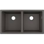 Hansgrohe - Гранитна мивка с подставка S510-U770, каменно сиво 43434290 (43434290) Мивка за вграждане