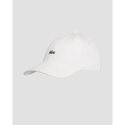 Lacoste bavlněná baseballová bílá s aplikací RK0491 031