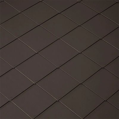 Cedral Eternit šablona hladká 400 x 400 mm tmavě hnědá