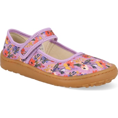 Froddo Barefoot plátěné balerínky Balletty flowers – Zboží Dáma