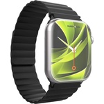 Mobile Origin Двулицева магнитна силиконова каишка за Apple Watch 44мм, 45мм, 46мм, Ultra, Ultra 2, Ultra 3 49мм - Mobile Origin Magnetic Watch Strap II (черен) (AWMS-02-BLK-BLK)