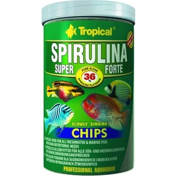 Tropical Spirulina Super Forte Chips 1 l, 520 g