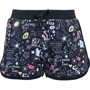 Lewro MAB dívčí úpletové šortky tmavě modrá