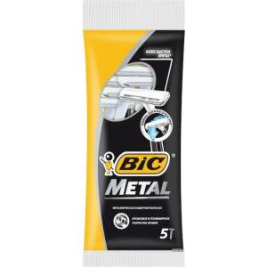 BIG metal мъжка самобръсначка за еднократна употреба, 5 броя