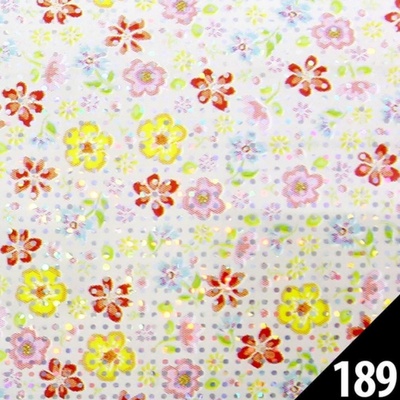 Transfer fólia na nechty kvety 189 100 cm