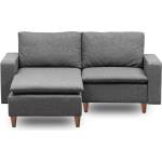Hanah Home Сив ъглов диван (ляв ъгъл) Lungo - Balcab Home (859FTN2120)