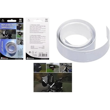 Compass páská reflexná samolepiaca 2*90 strieborná 01585