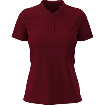 Stedman stretch polo st9740 / Дамска еластична поло тениска - бордо m (st9740bodm)