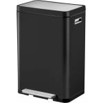 EKO-Europe EKO Кош за отпадъци с педал X-CUBE- 45 литра - черен (EKO 936845- Black) - kafetomi