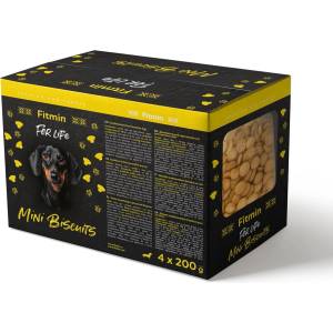 Dibaq Fitmin For Life Mini Бисквити за кучета mултипак 4 бр. x 200g