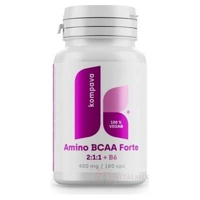 KOMPAVA Amino BCAA Forte 2:1:1 + B6 180 kapslí