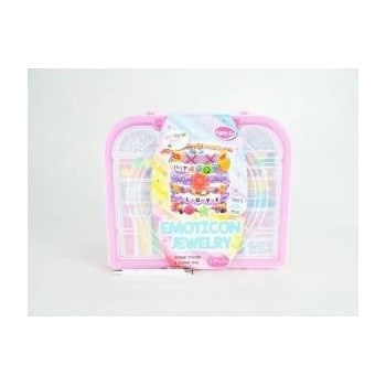 MADEJ Plaster beads. For nawle. ROSE. Suitcase 31x28x6 cm