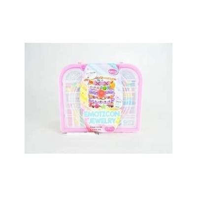 MADEJ Plaster beads. For nawle. ROSE. Suitcase 31x28x6 cm