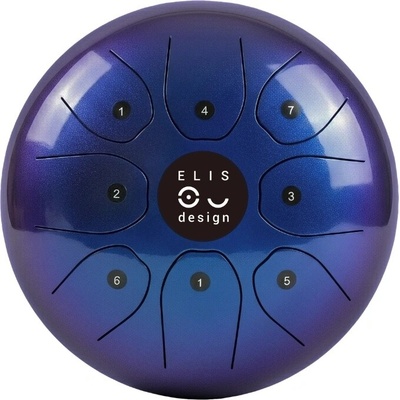 ELIS DESIGN Kovový bubínek Drumboo velký modrý – Zboží Mobilmania