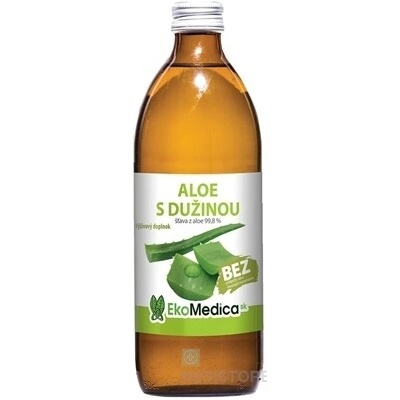 EkoMedica Aloe s dužinou šťava z aloe 99,8% 500 ml