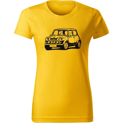 Tričko Mini Cooper sport dámske tričko Tmavosivá Biela