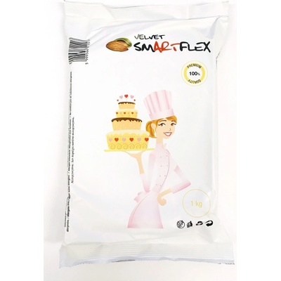 Smartflex Velvet Mandľa (1 kg) v sáčku poťahovacia hmota na torty