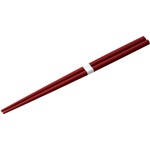 Made in Japan Пръчици за хранене 22, 5 cm, тъмен червен / бял, бамбук, MIJ (MIJL0305)