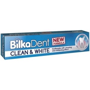 Bilka Dent Clean & White Паста за зъби с почистващ и избелващ ефект 75 мл