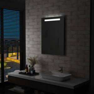vidaXL LED стенно огледало за баня 60x80 см (144709)