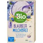 dmBio Био млечно-зърнена каша с боровинки, 6+м, , 250 g (1631224)