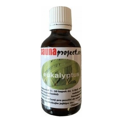 Saunaproject esencia do sauny eukalyptus 10 ml