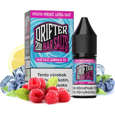 Juice Sauz Drifter Bar Salts Blue Razz Lemonade Ice 10 ml 10 mg