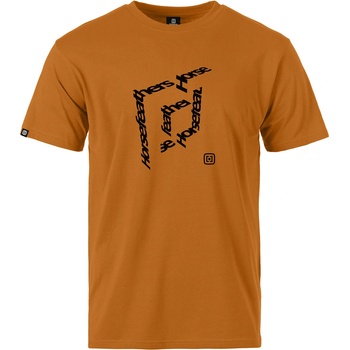Horsefeathers Тениска Cube - pumpkin Horsefeathers | Oranzhev | МЪЖЕ | L