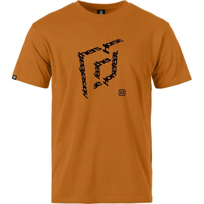 Horsefeathers Тениска Cube - pumpkin Horsefeathers | Oranzhev | МЪЖЕ | L