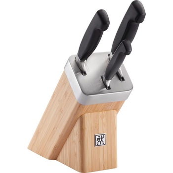 ZWILLING Four Star Самозаточващ се блок с 3 ножа, дървен, 4 ел (35135-400-0)