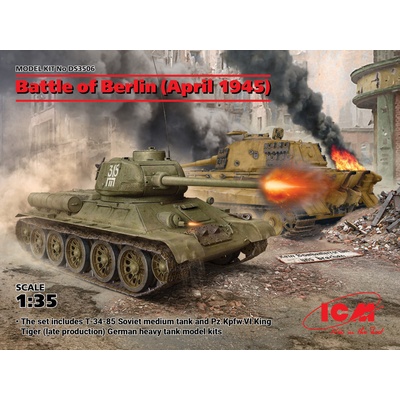 ICM Battle Of Berlin 1945 Diorama Set 1:35