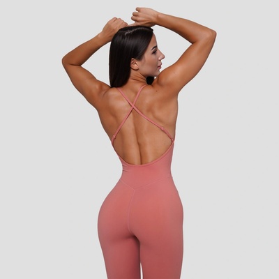 GymBeam dámsky overal Fit Salmon