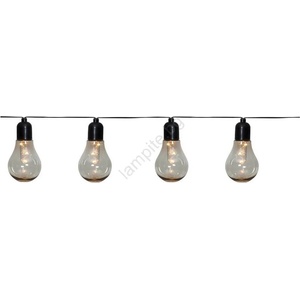 EGLO 900299 - LED външен декоративен низ LIBISA 10xLED/0, 06W/3V 2xAA IP44 (EG900299)