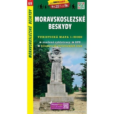 Moravskoslezské Beskydy 1:50 000 turist .mapa