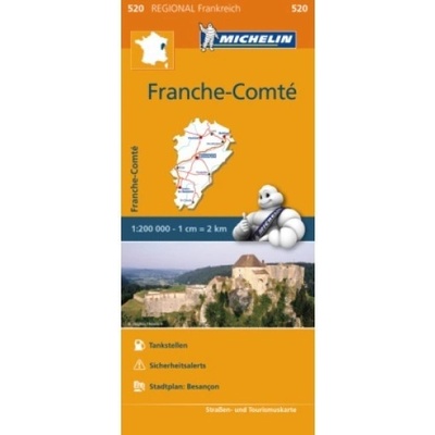 Franche-Comte - Michelin Regional Map 520