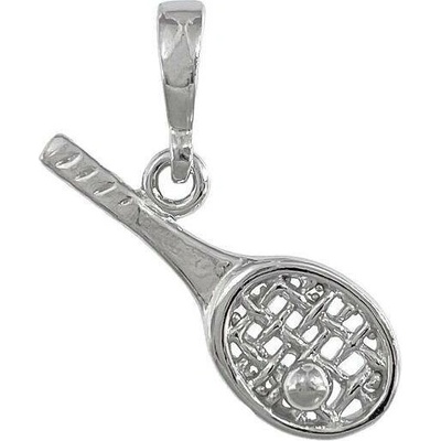 Infinitysilver Stříbrný přívěsek tenisová raketa a míček 441591