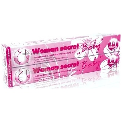 Woman secret BABY těhotenský test tyčinkový (1+1 zdarma) 1 x 2 ks
