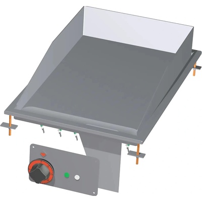 ΩGrilovací deska 36x55 drop-in elektrická hladká 400 V | RM - FTLD-64ET