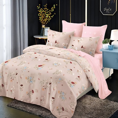 EmonaMall Двулицево спално бельо EmonaMall, 6 части - Модел S17733 (S17733-33333d)