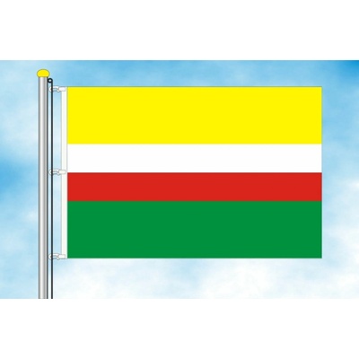 LIBEA, s.r.o. Lubušské vojvodství vlajka Rozměr: 30×45 cm, Uchycení: Karabiny na stožár
