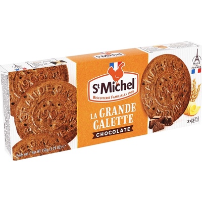 StMichel Св. Michel 9 Grandes Galettes маслени бисквитки с шоколад 150гр