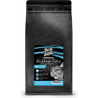 Best Breeder Deluxe Dog Free Range Turkey Adult 24 kg
